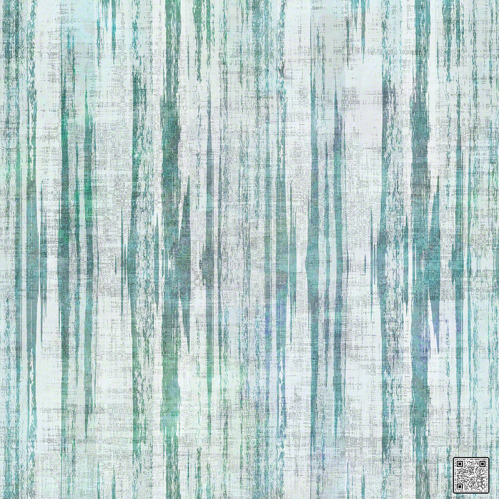 Brush Stroke - Seafoam  By Phillipe Romano | Phillipe Romano Showhouse |Modern Metallic Wallcovering Grasscloth