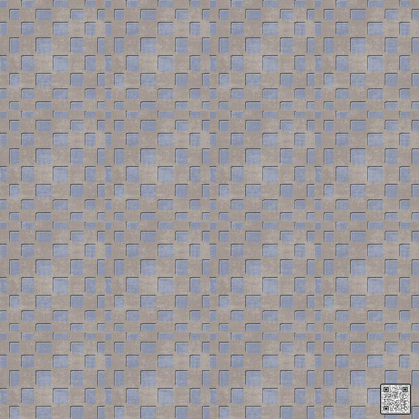 Eyepop - Suit  By Phillipe Romano | Phillipe Romano Showhouse |Geometric Metallic Wallcovering Grasscloth