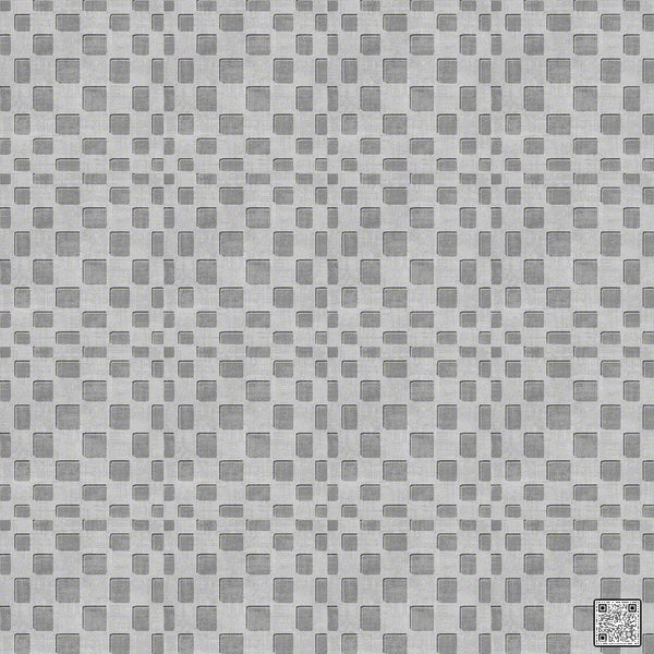 Eyepop - Silver  By Phillipe Romano | Phillipe Romano Showhouse |Geometric Metallic Wallcovering Grasscloth