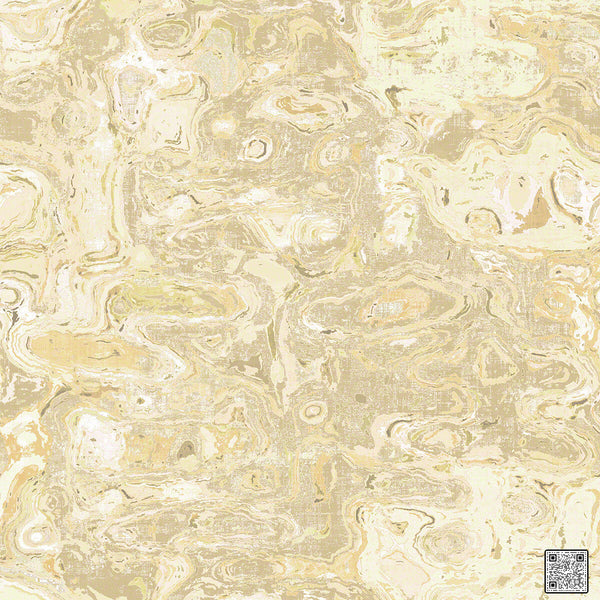 Lavalamp - Gold  By Phillipe Romano | Phillipe Romano Showhouse |Modern Geometric Wallcovering Grasscloth