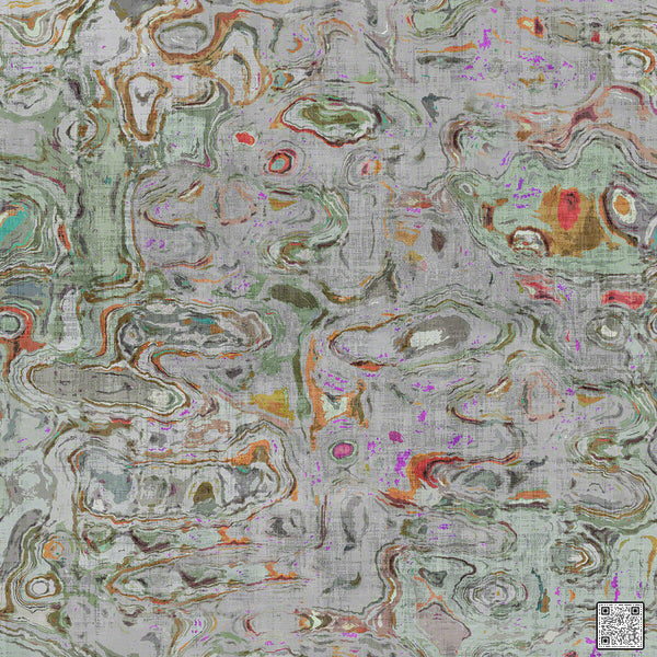 Lavalamp - Cosmos  By Phillipe Romano | Phillipe Romano Showhouse |Modern Geometric Wallcovering Grasscloth