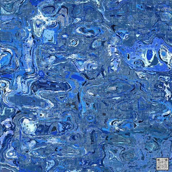 Lavalamp - Marinep  By Phillipe Romano | Phillipe Romano Showhouse |Modern Geometric Wallcovering Grasscloth