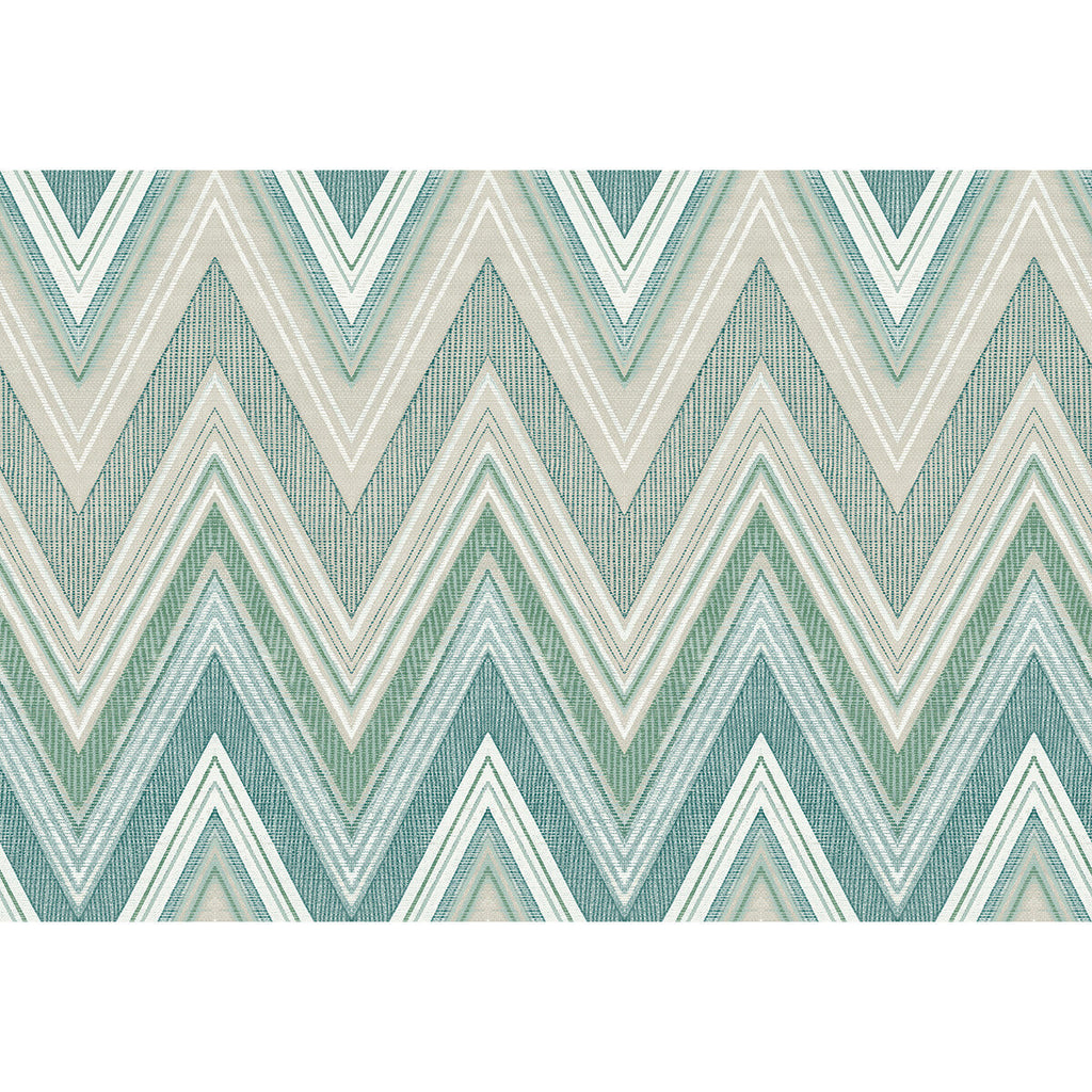 Sailfish - Mint Teal By Phillipe Romano | Phillipe Romano The Keys | Flamestitch Wallcovering Vinyl/Faux Leather