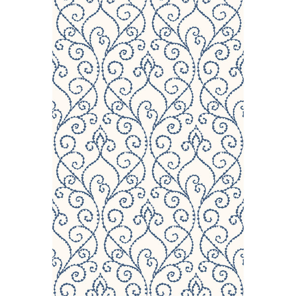 Sea Lore - Seaside Blue By Phillipe Romano | Phillipe Romano The Keys |  Wallcovering Vinyl/Faux Leather