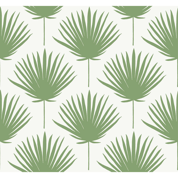 Shore Front - Viridian Green By Phillipe Romano | Phillipe Romano The Keys | Botanical & Floral Wallcovering Print