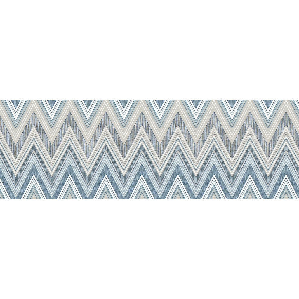 Sailfish 54 - Susana Blue By Phillipe Romano | Phillipe Romano The Keys 54 | Flamestitch Wallcovering Vinyl/Faux Leather