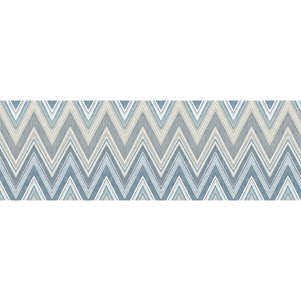 Sailfish 54 - Susana Blue By Phillipe Romano | Phillipe Romano The Keys 54 | Flamestitch Wallcovering Vinyl/Faux Leather