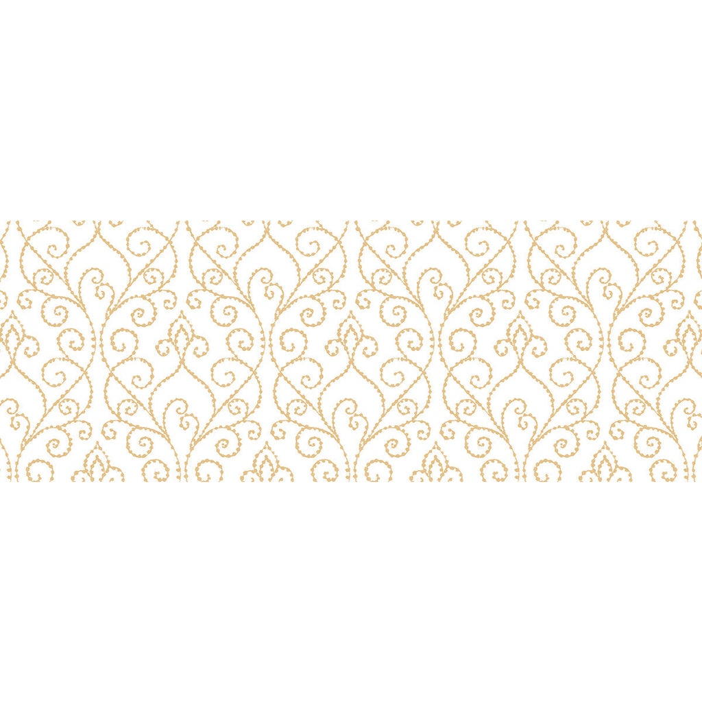 Sea Lore 54 - Pampus Gold By Phillipe Romano | Phillipe Romano The Keys 54 | Lattice/Scrollwork Wallcovering Vinyl/Faux Leather