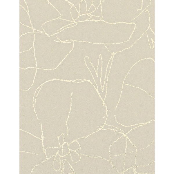 Garden - Dunep Beige By Phillipe Romano | Phillipe Romano Taniya Nayak |Botanical & Floral Modern Wallcovering