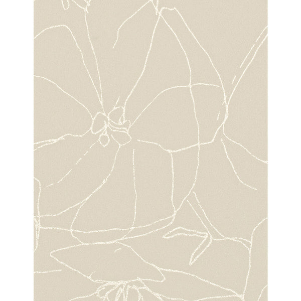 Garden - Wheatp Beige By Phillipe Romano | Phillipe Romano Taniya Nayak |Botanical & Floral Modern Wallcovering
