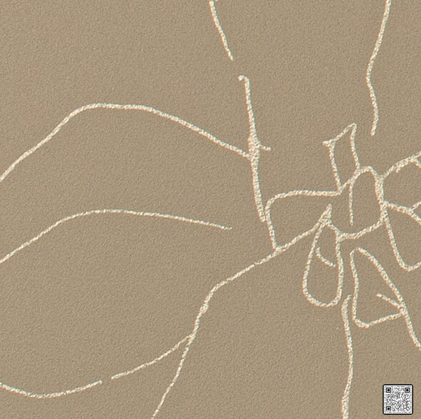 Garden - Tapioca Brown By Phillipe Romano | Phillipe Romano Taniya Nayak |Botanical & Floral Modern Wallcovering