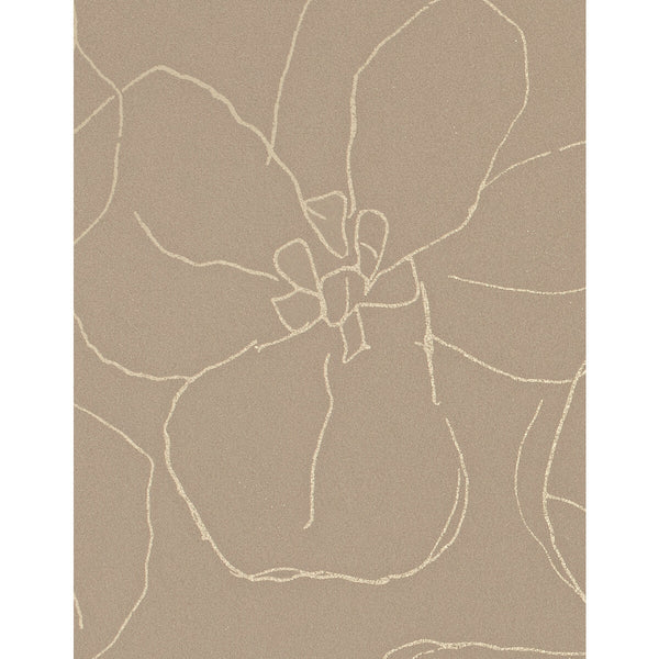 Garden - Pink Saltp Beige By Phillipe Romano | Phillipe Romano Taniya Nayak |Botanical & Floral Modern Wallcovering