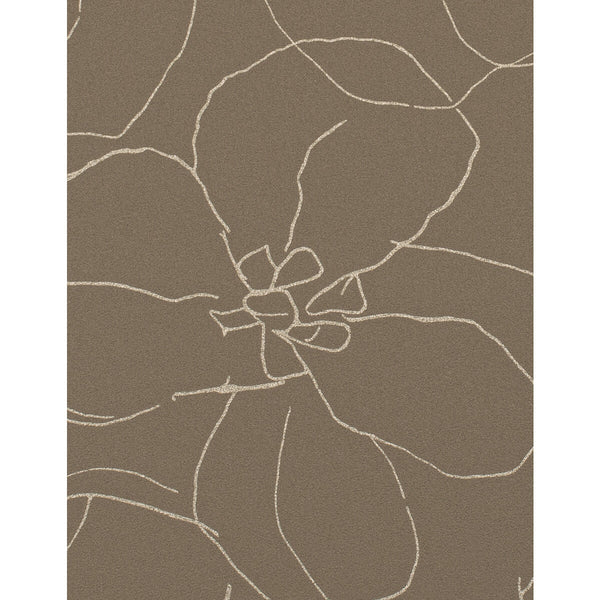 Garden - Macchiatop Brown By Phillipe Romano | Phillipe Romano Taniya Nayak |Botanical & Floral Modern Wallcovering