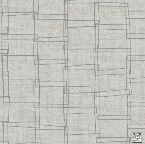 Axis - Soft Gray Grey By Phillipe Romano | Phillipe Romano Taniya Nayak | Modern Wallcovering Vinyl/Faux Leather