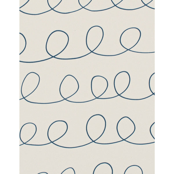 Trifle - Ink Bluep Blue By Phillipe Romano | Phillipe Romano Taniya Nayak | Modern Wallcovering Vinyl/Faux Leather