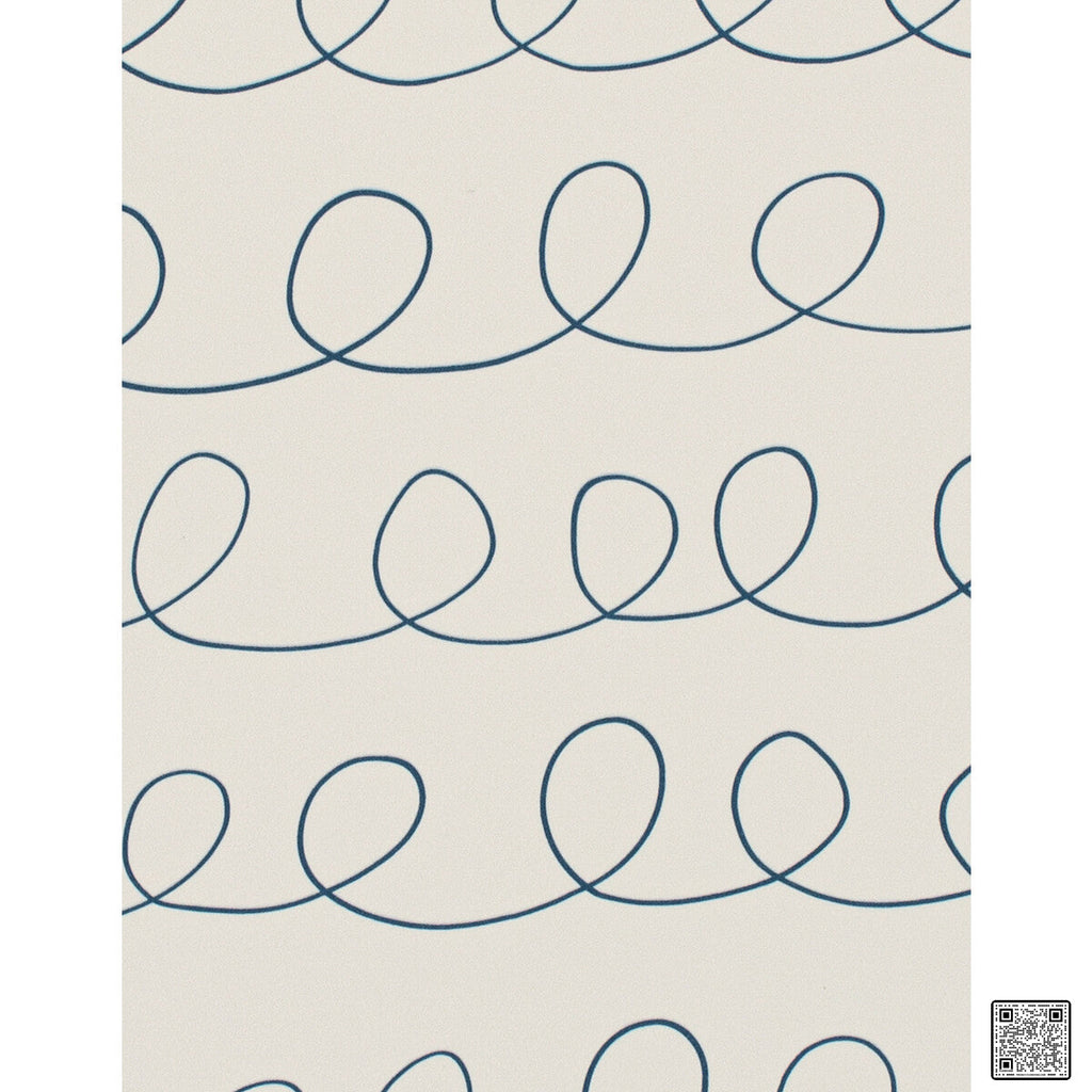 Trifle - Ink Blue Blue By Phillipe Romano | Phillipe Romano Taniya Nayak | Modern Wallcovering Vinyl/Faux Leather