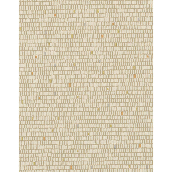 Surge - Dunep Beige By Phillipe Romano | Phillipe Romano Taniya Nayak |Modern Geometric Wallcovering Vinyl/Faux Leather