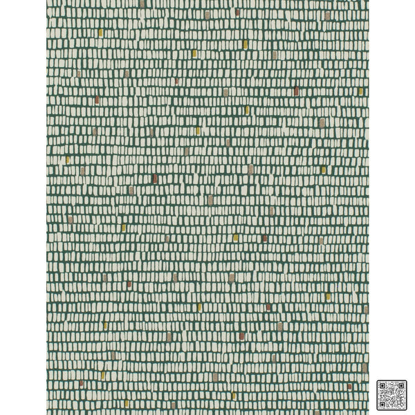 Surge - Forest Green By Phillipe Romano | Phillipe Romano Taniya Nayak |Modern Geometric Wallcovering Vinyl/Faux Leather