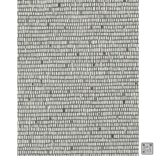 Surge - Fog Grey By Phillipe Romano | Phillipe Romano Taniya Nayak |Modern Geometric Wallcovering Vinyl/Faux Leather