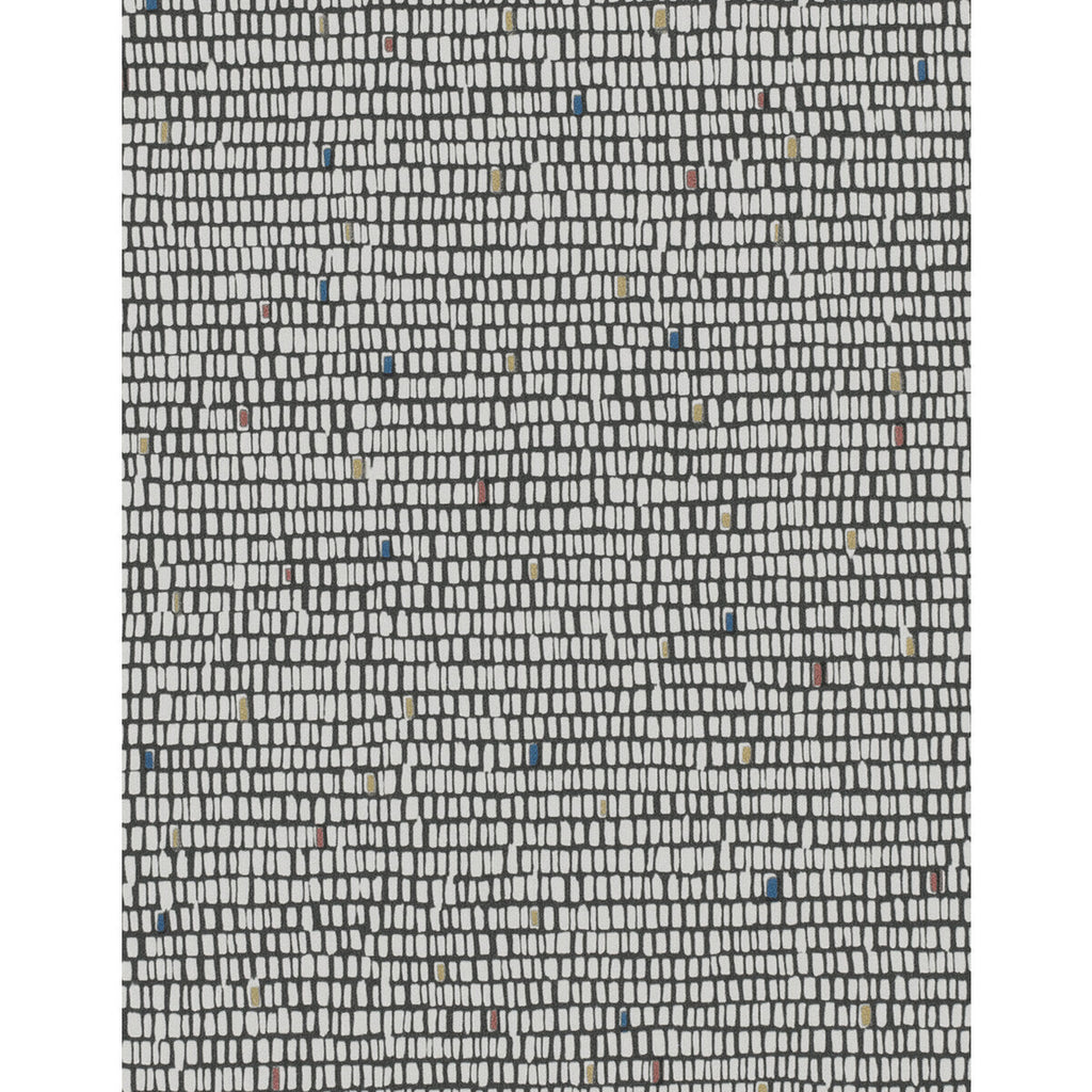 Surge - Graphitep Grey By Phillipe Romano | Phillipe Romano Taniya Nayak |Modern Geometric Wallcovering Vinyl/Faux Leather