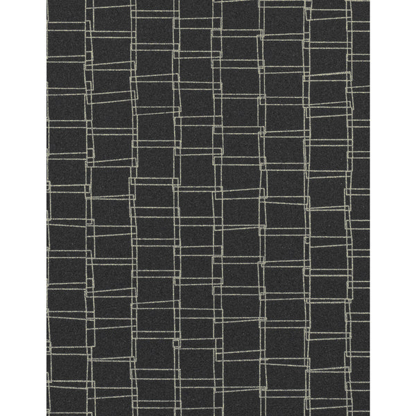 Looped - Graphitep Grey By Phillipe Romano | Phillipe Romano Taniya Nayak | Modern Wallcovering Vinyl/Faux Leather