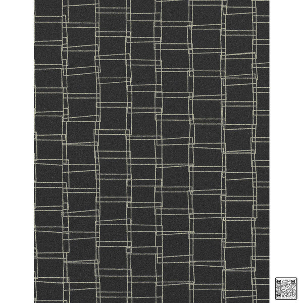 Looped - Graphite Grey By Phillipe Romano | Phillipe Romano Taniya Nayak | Modern Wallcovering Vinyl/Faux Leather