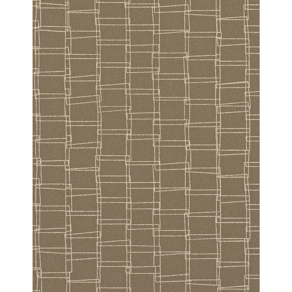 Looped - Macchiatop Brown By Phillipe Romano | Phillipe Romano Taniya Nayak | Modern Wallcovering Vinyl/Faux Leather
