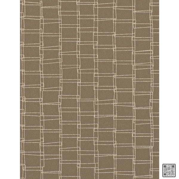 Looped - Macchiato Brown By Phillipe Romano | Phillipe Romano Taniya Nayak | Modern Wallcovering Vinyl/Faux Leather