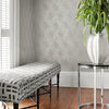 Cirrus, Metallic Silver on Grey