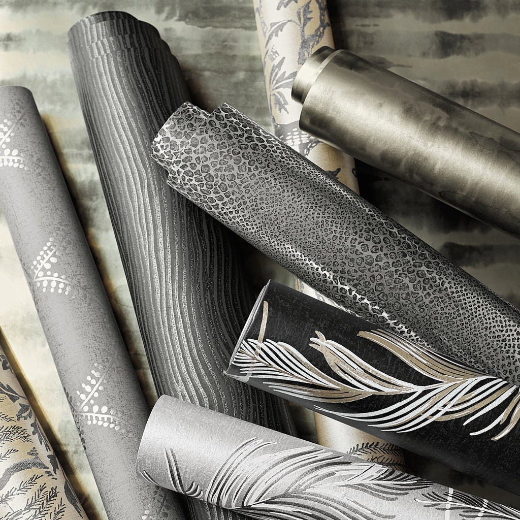 Plumes, Charcoal Gray
