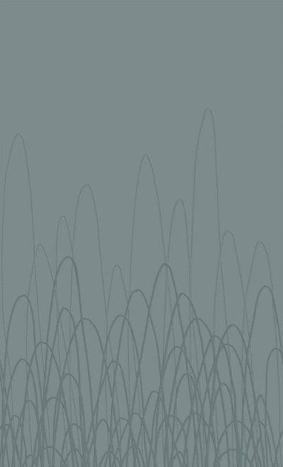 Wheat Fields Blue - Gray Commercial Wallcovering | Koroseal