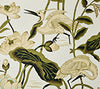 Multi Green / Brown / Beige on Ivory