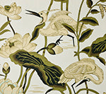 Multi Green / Brown / Beige on Ivory