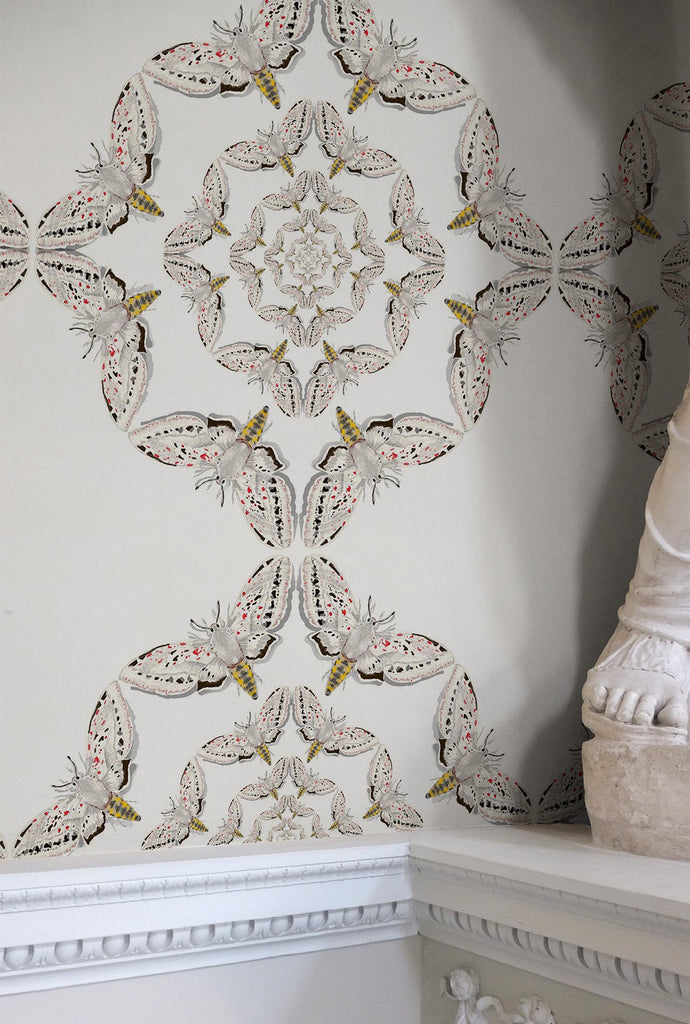 White Moth Circle Original