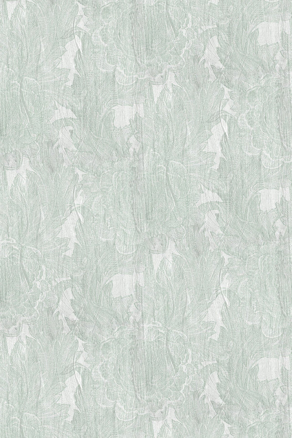Whitewash Rose Green | Timorous Beasties Wallcovering