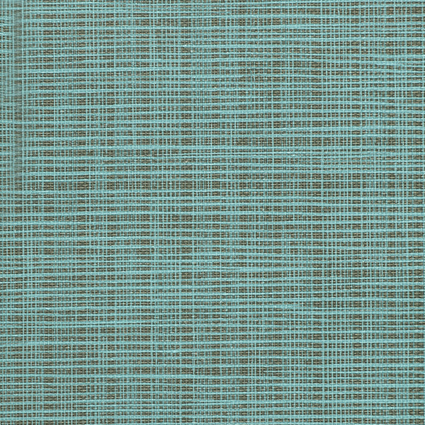 Brussels Sass-A-Grass Twisted Teal Wallcovering | Phillipe Romano