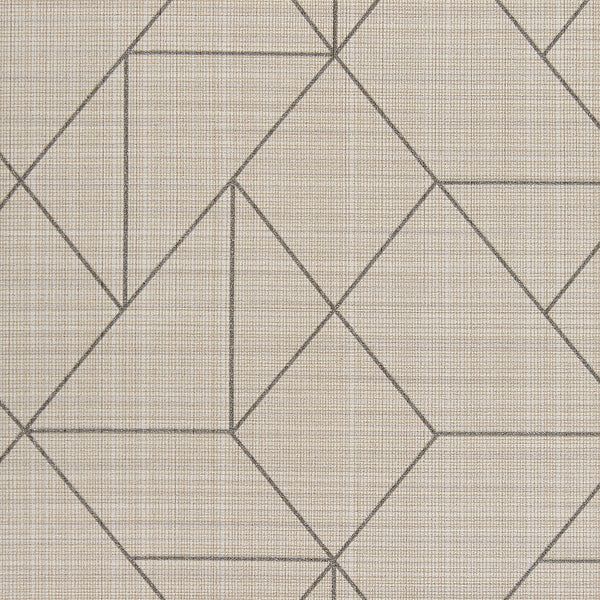 Brussels Angles Malt Wallcovering | Phillipe Romano