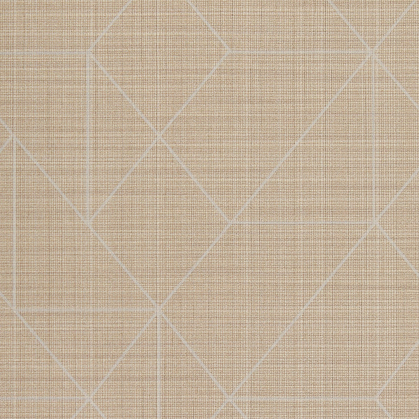 Brussels Angles Wild Honey Wallcovering | Phillipe Romano