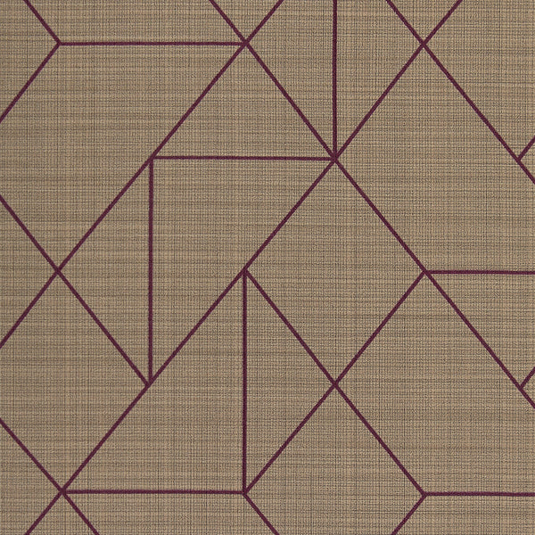 Brussels Angles Burlap Wallcovering | Phillipe Romano