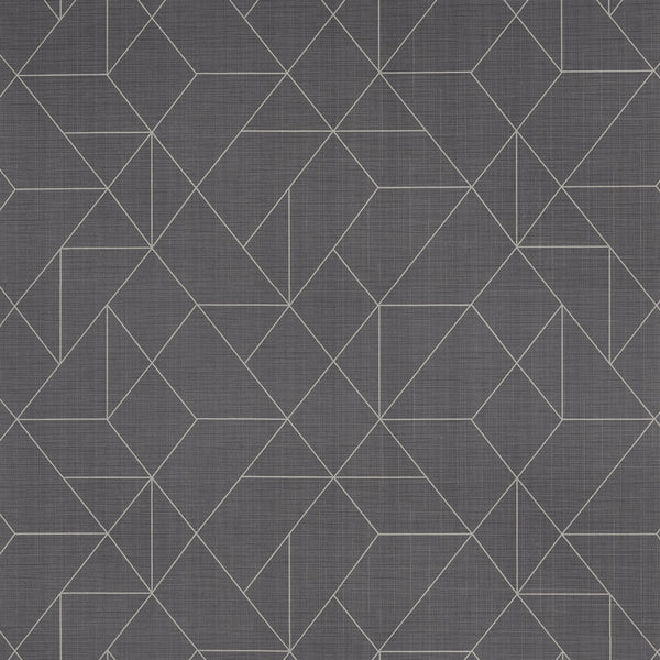 Brussels Angles Max Charcoal Wallcovering | Phillipe Romano