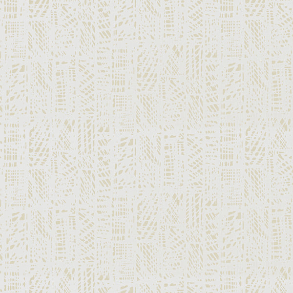 Brussels Divine Incline White Gold Wallcovering | Phillipe Romano