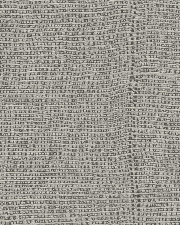 Brussels Weaver's Seam Wooly Grey Wallcovering | Phillipe Romano