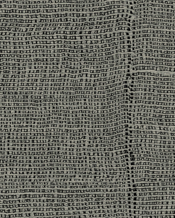 Brussels Weaver's Seam Black Welsh Wallcovering | Phillipe Romano