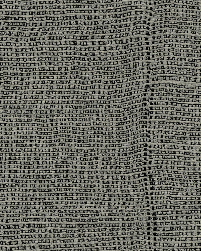 Brussels Weaver's Seam Black Welsh Wallcovering | Phillipe Romano