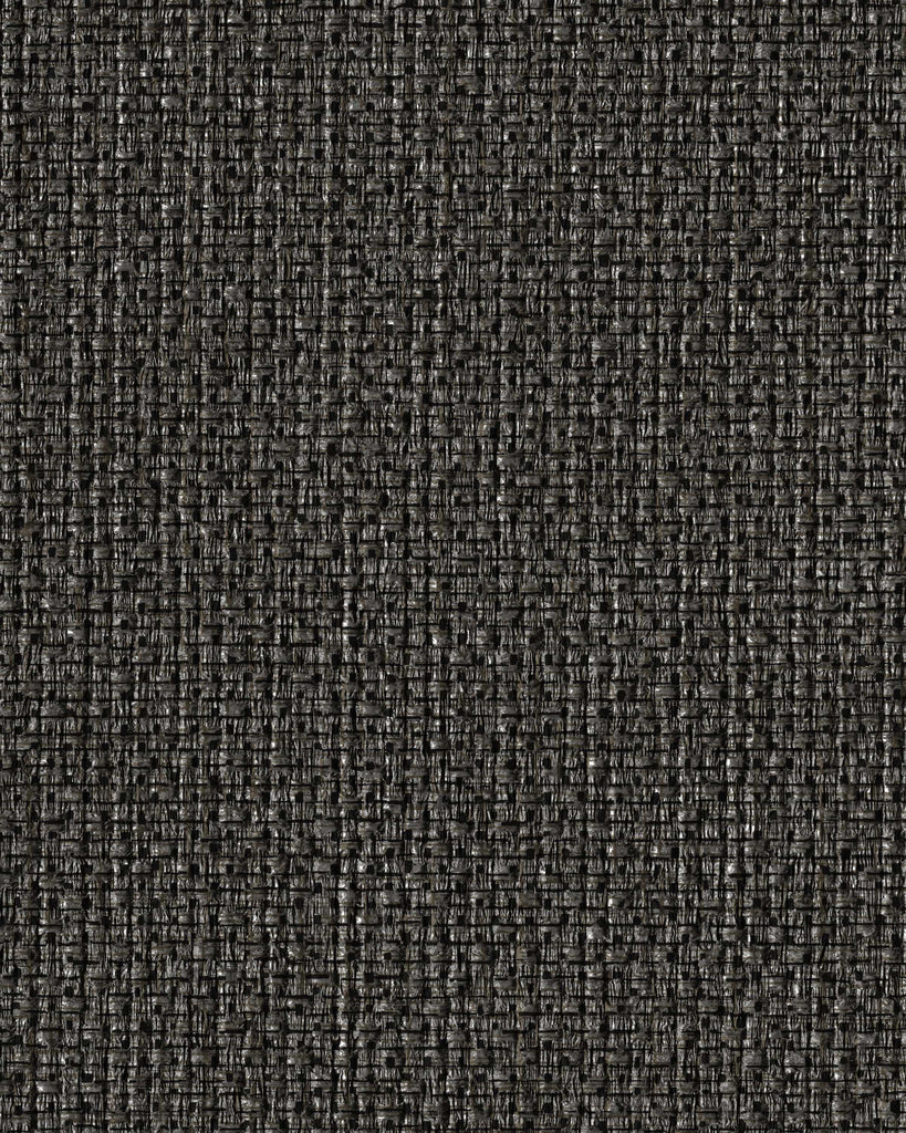 Brussels Fiji Weave Black Metal Wallcovering | Phillipe Romano