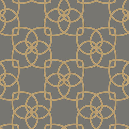 Fréjus Charcoal Wallcovering | Jeffrey Stevens