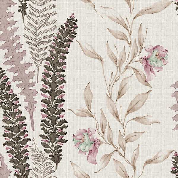 Floral Ciruela, Sample Wallcoverings | Coordonné