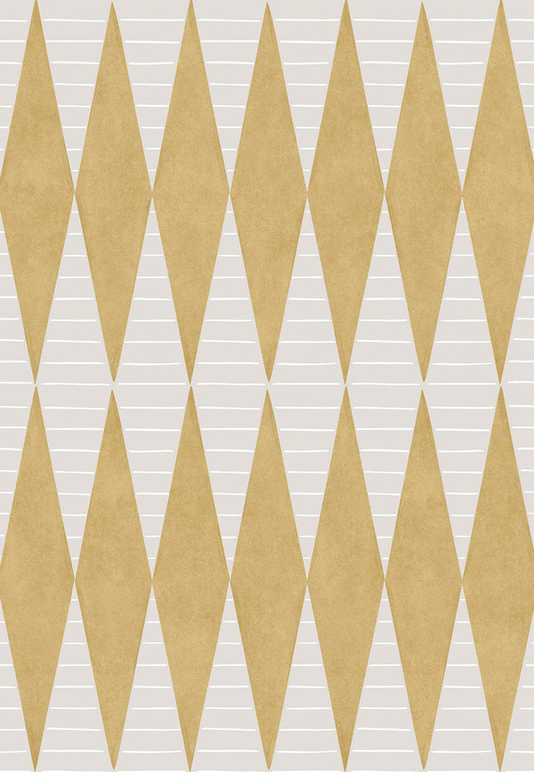 Warrior Ocre, Ocre Wallcoverings | Coordonné