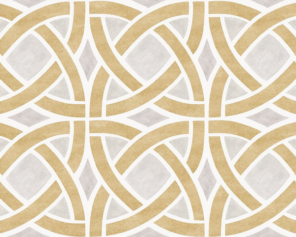 Roots Ocre, Ocre Wallcoverings | Coordonné