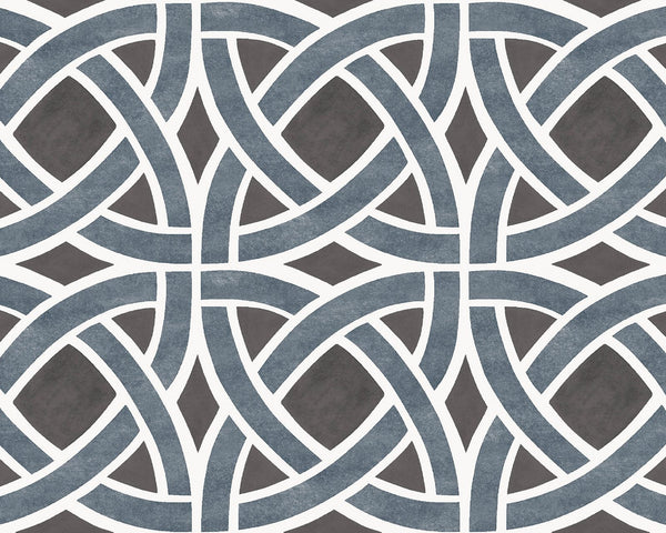 Roots Añil, Añil Wallcoverings | Coordonné